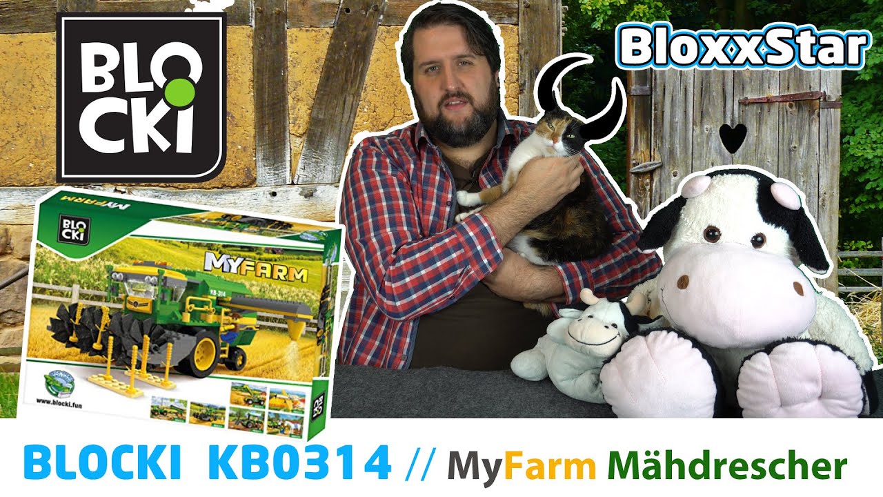 BLOCKI KB 0314 🌾 MyFarm Mähdrescher 🚜 |▶️| Unboxing, Build, Fazit 💬 4K 📽️ | 🖖 BloxxStar (Deutsch)