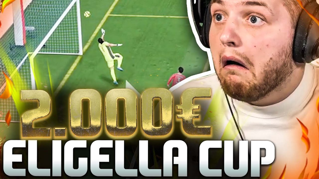 🏆🤣MIT 15.000€ Team Eligella Cup Rasieren?! | KURZ E-Sportler GEWORDEN in FIFA 22!