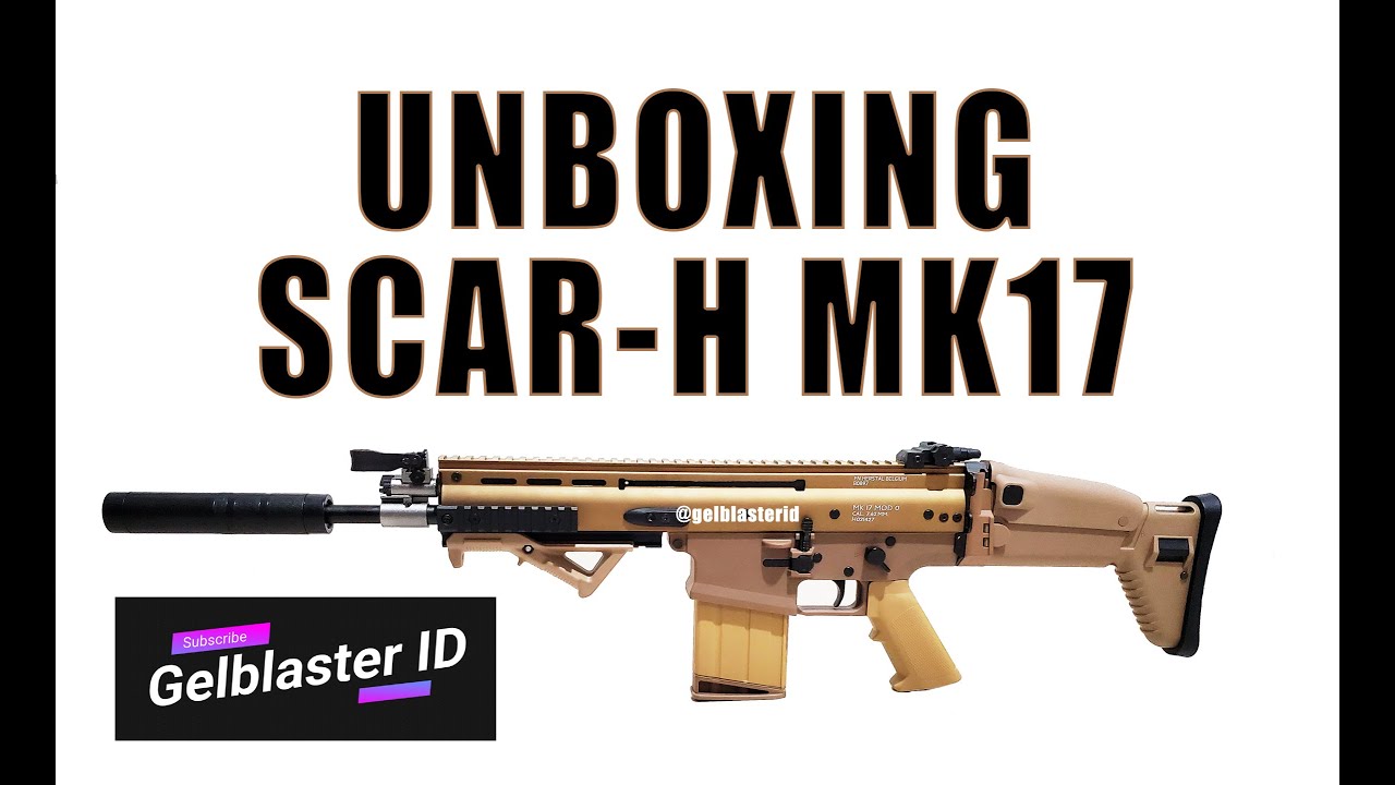 UNBOXING TOY Water Gel Blaster WGG MING DYNASTY - SCAR-H MK17