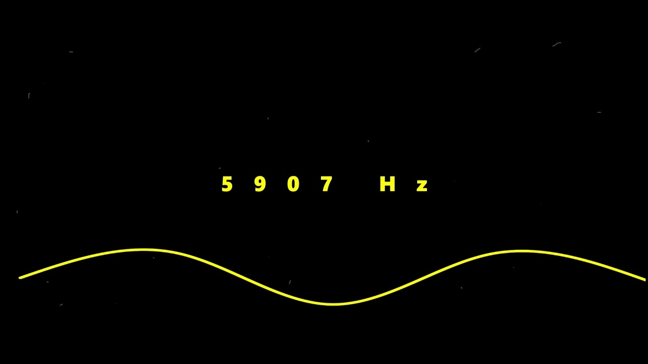 ⒽⓏ5907 HZ FREQUENCY PURE TONE