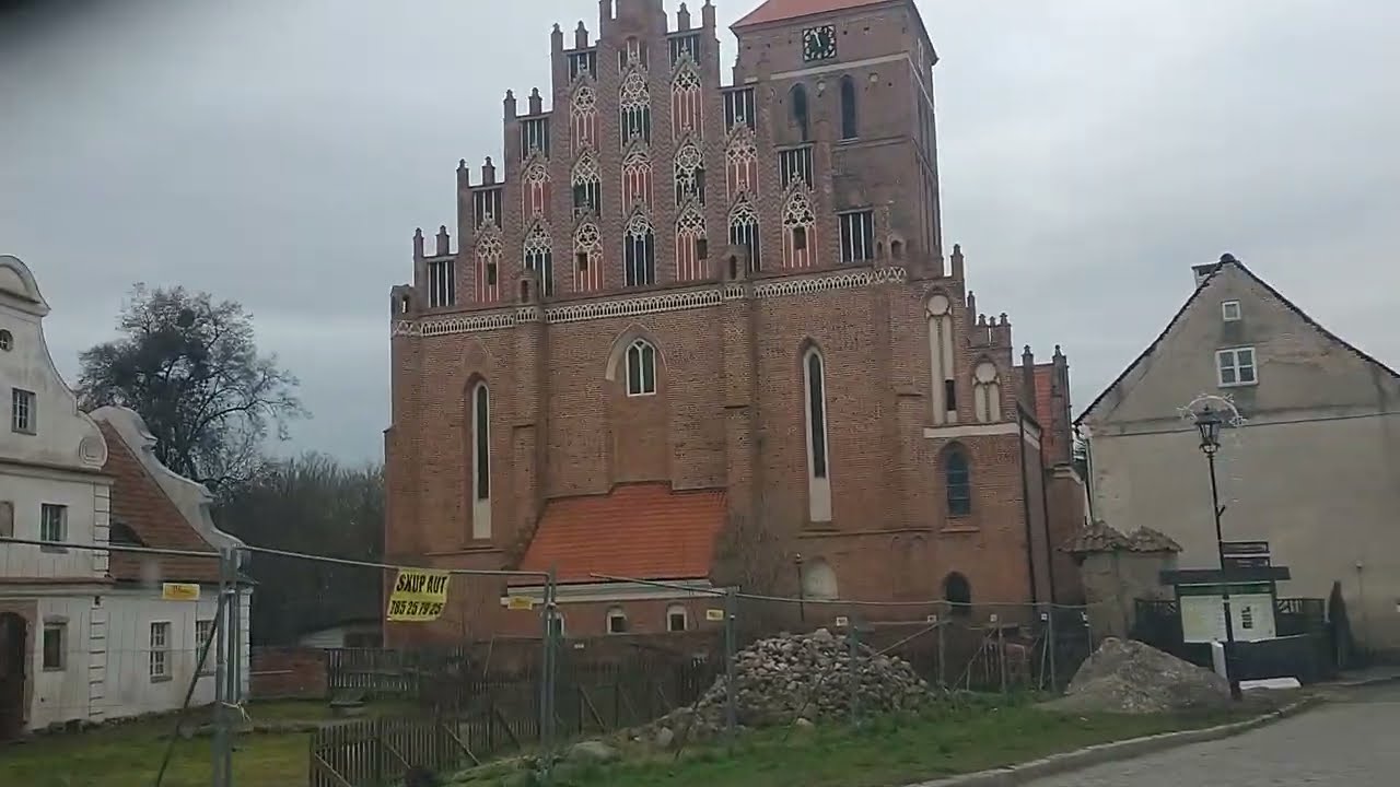 Krótka jazda przez miasto Reszel (Rößel)