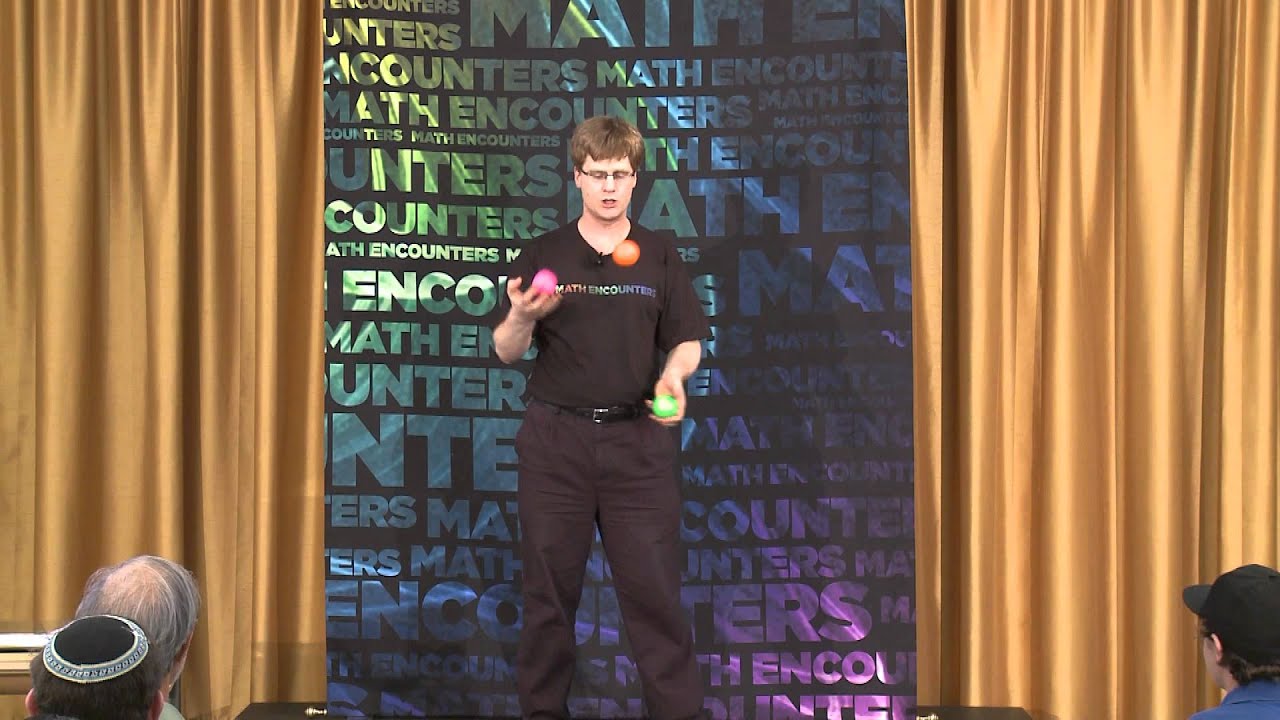 Math Encounters -- Five Balls, Two Hands: The Patterns of Juggling -- Colin Wright (Presentation)