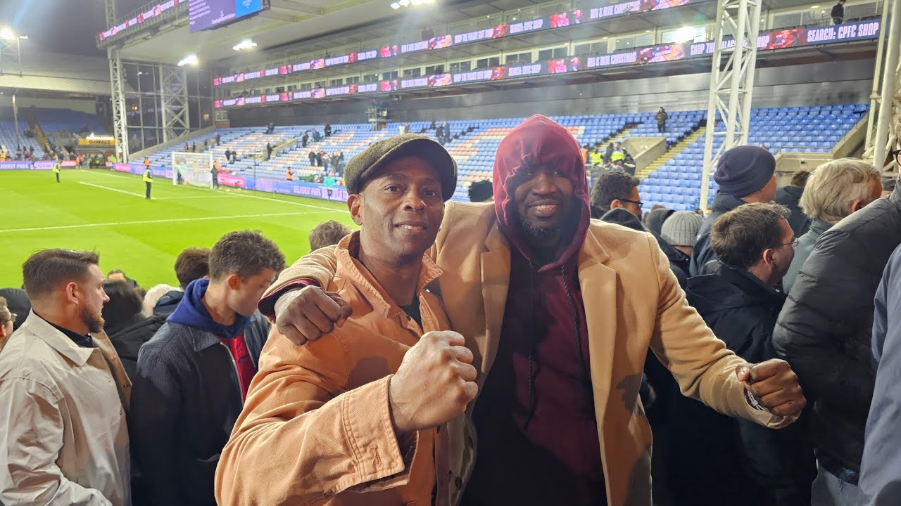 IN THE STANDS |FREEZING. | @strictostrict  |Palace 1-5 ARSENAL|
