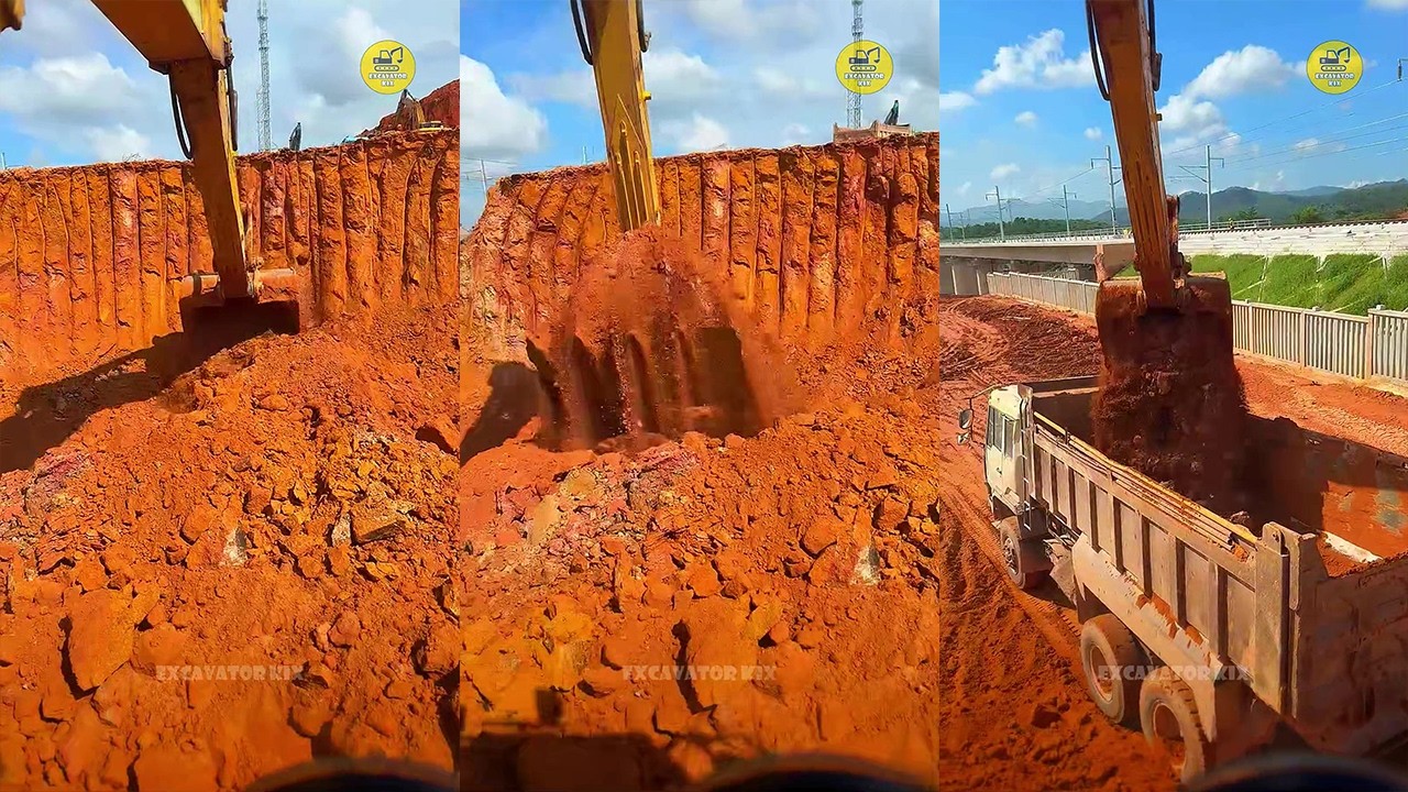 How To Excavators Load Soil Onto Trucks Professionally P1688