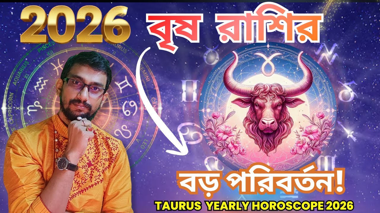 বৃষ রাশি 2026 কেমন যাবে? অর্থ, সম্পর্ক ও স্থায়ী সাফল্যের বছর | Taurus Horoscope 2026