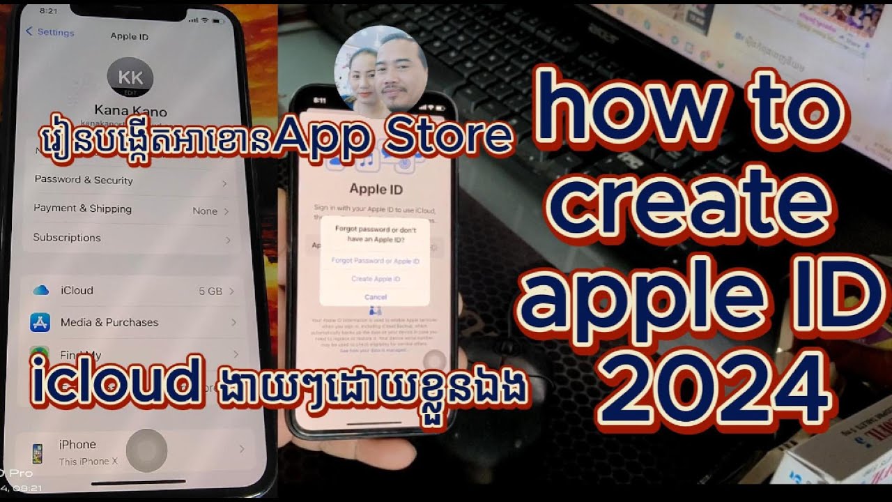 how to create apple ID Iphone easy quickly 2024