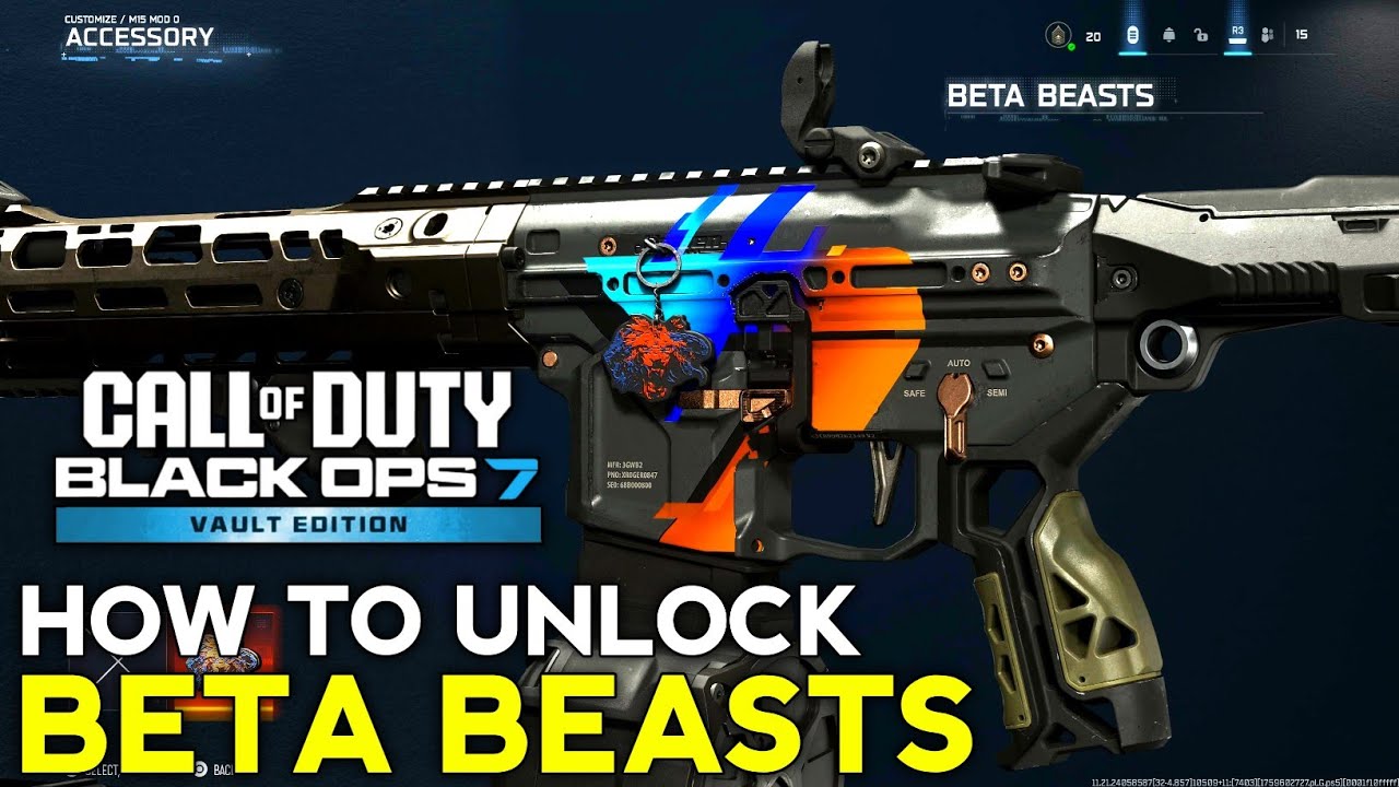 How to Unlock Beta Beasts BO7 Weapon Charm | How to Get Beta Beasts in BO7 | Black Ops 7 Beta Beasts