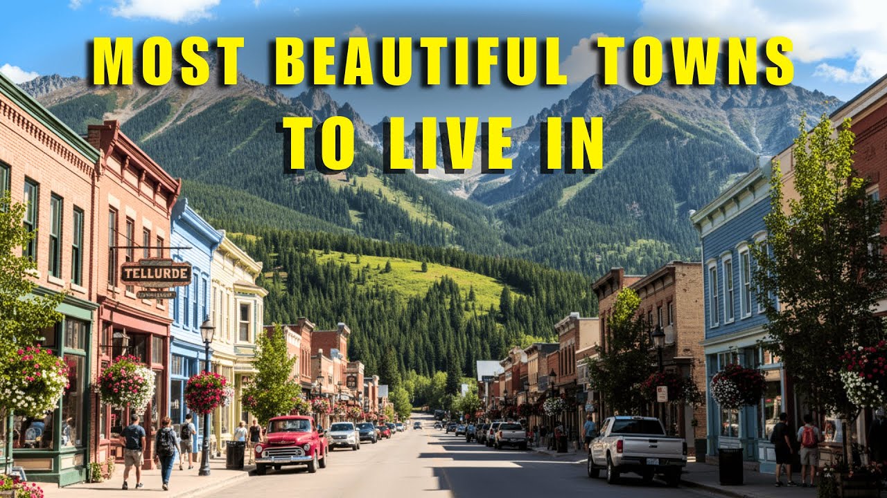 TOP 10 Beautiful Towns in US to Live In