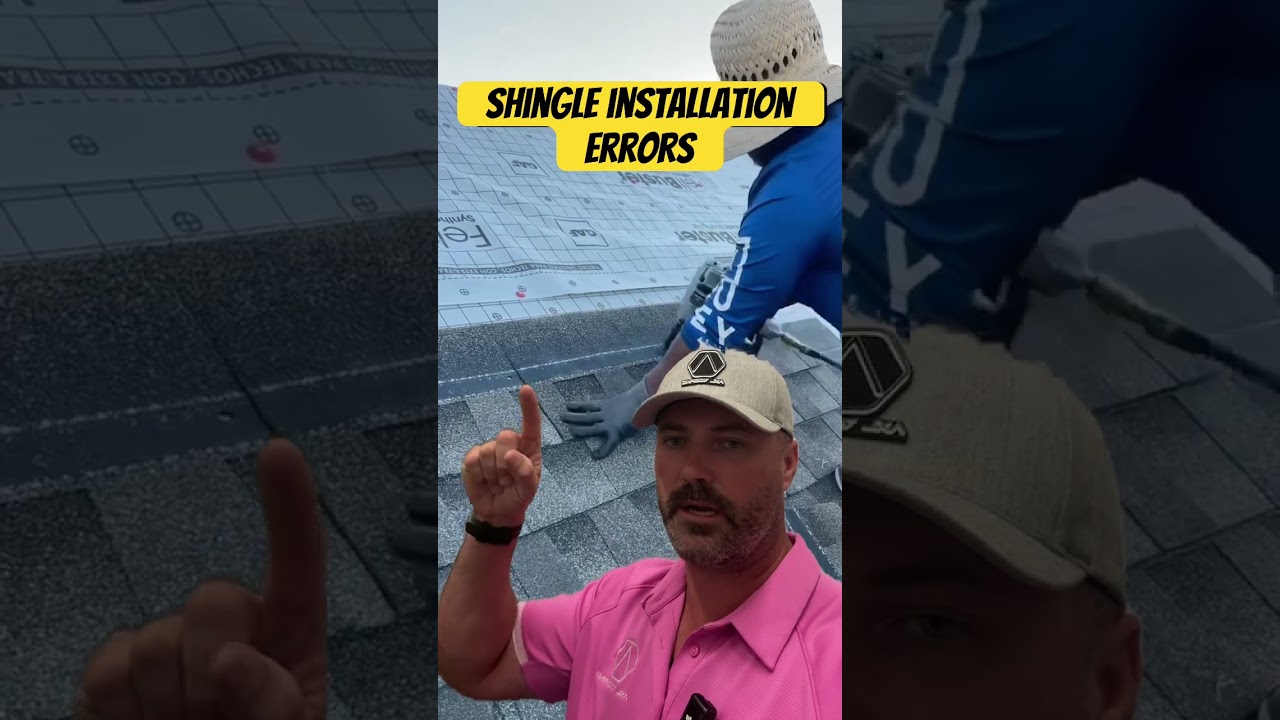 Shingle Installation Errors. #roofing #roofer #satisfying