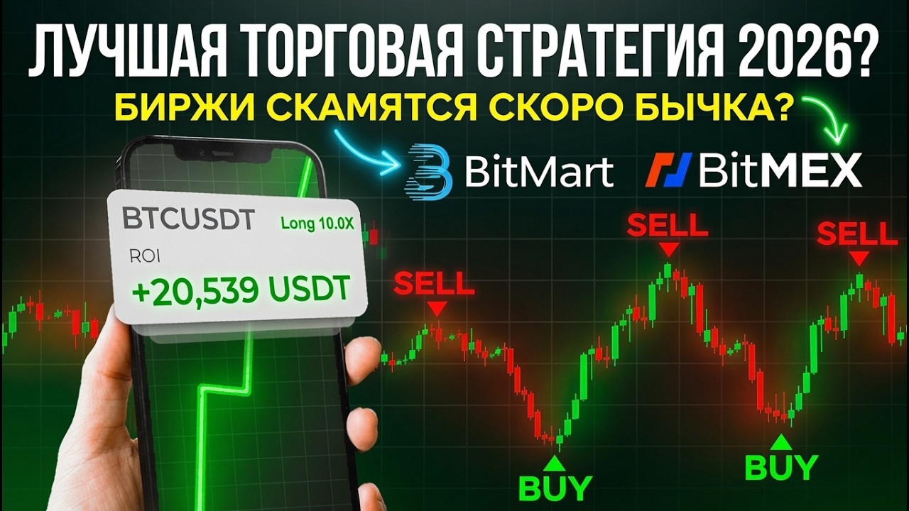 ЛУЧШАЯ ТОРГОВАЯ СТРАТЕГИЯ 2026? СВЕРХ СИГНАЛЬНЫЙ ИНДИКАТОР! КРИПТО БИРЖИ ЗАКРЫВАЮТСЯ СКОРО БЫЧКА?