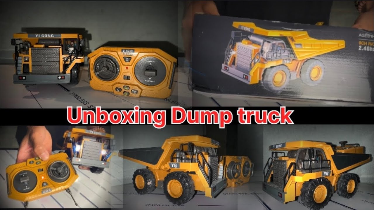 Unboxing dump trucks 🛻 