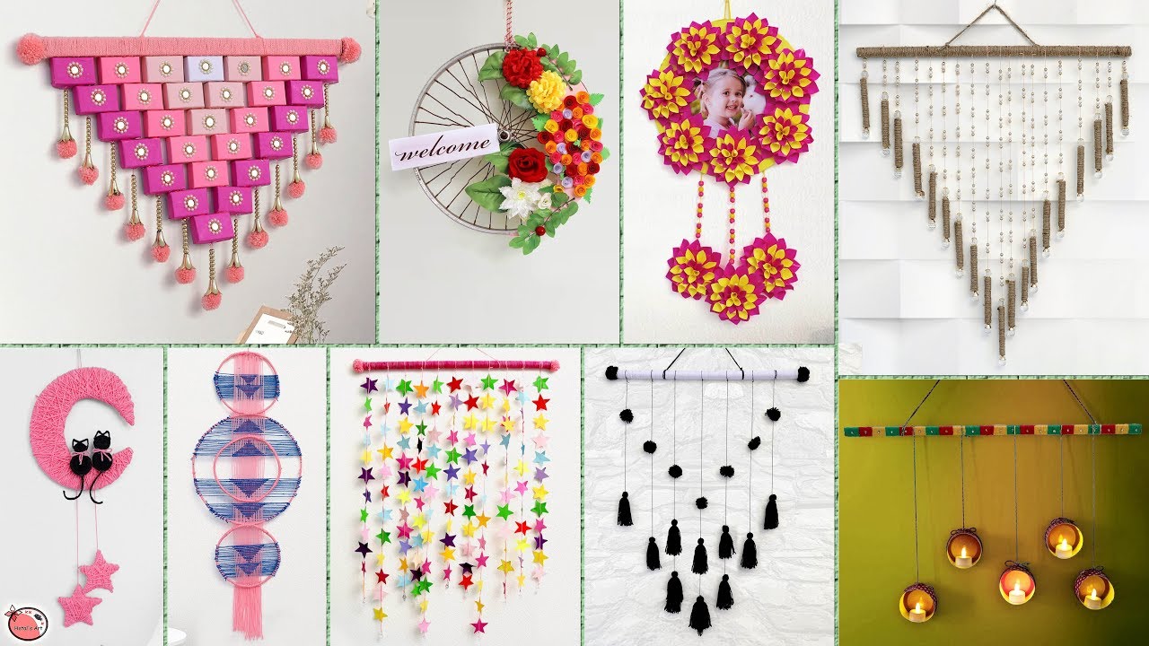 10 Creative Wall Hangings !!! DIY Home Decor Ideas
