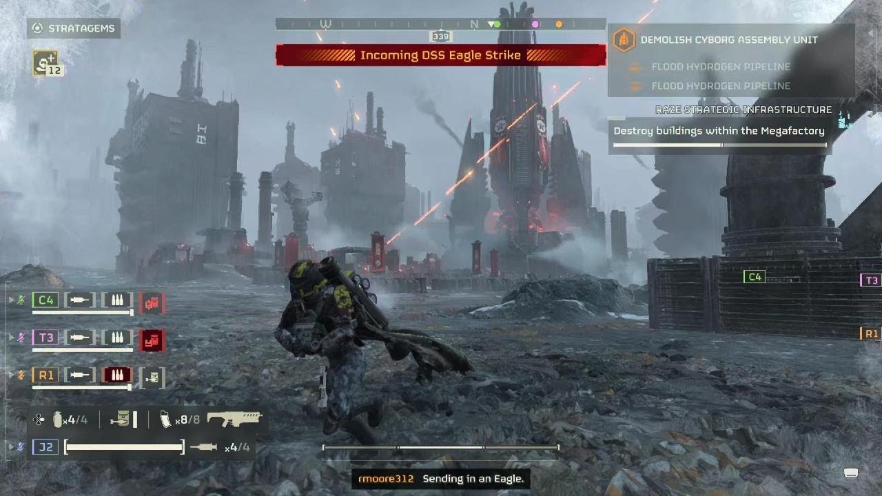 Helldivers 2 Casual gameplay: Cyberstan Transendence Jet bots And incineration Corps