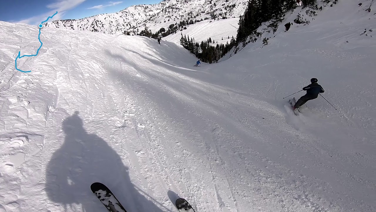 Alta Expert Terrain off Sugarloaf Lift - Glory Gulch