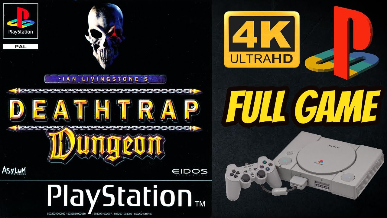 Deathtrap Dungeon | PS1 | 4K60ᶠᵖˢ UHD🔴 | Longplay Walkthrough Playthrough Full Movie Game