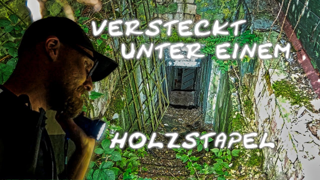 Lost Place - der Bunkerkomplex unter einem unscheinbaren Holzstapel