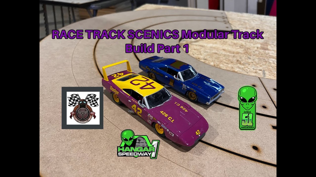 Race Track Scenics Modular Track System Build part 1