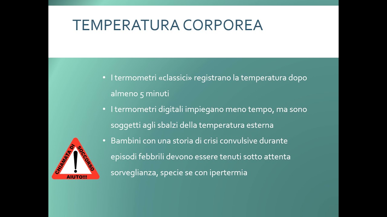 I parametri vitali