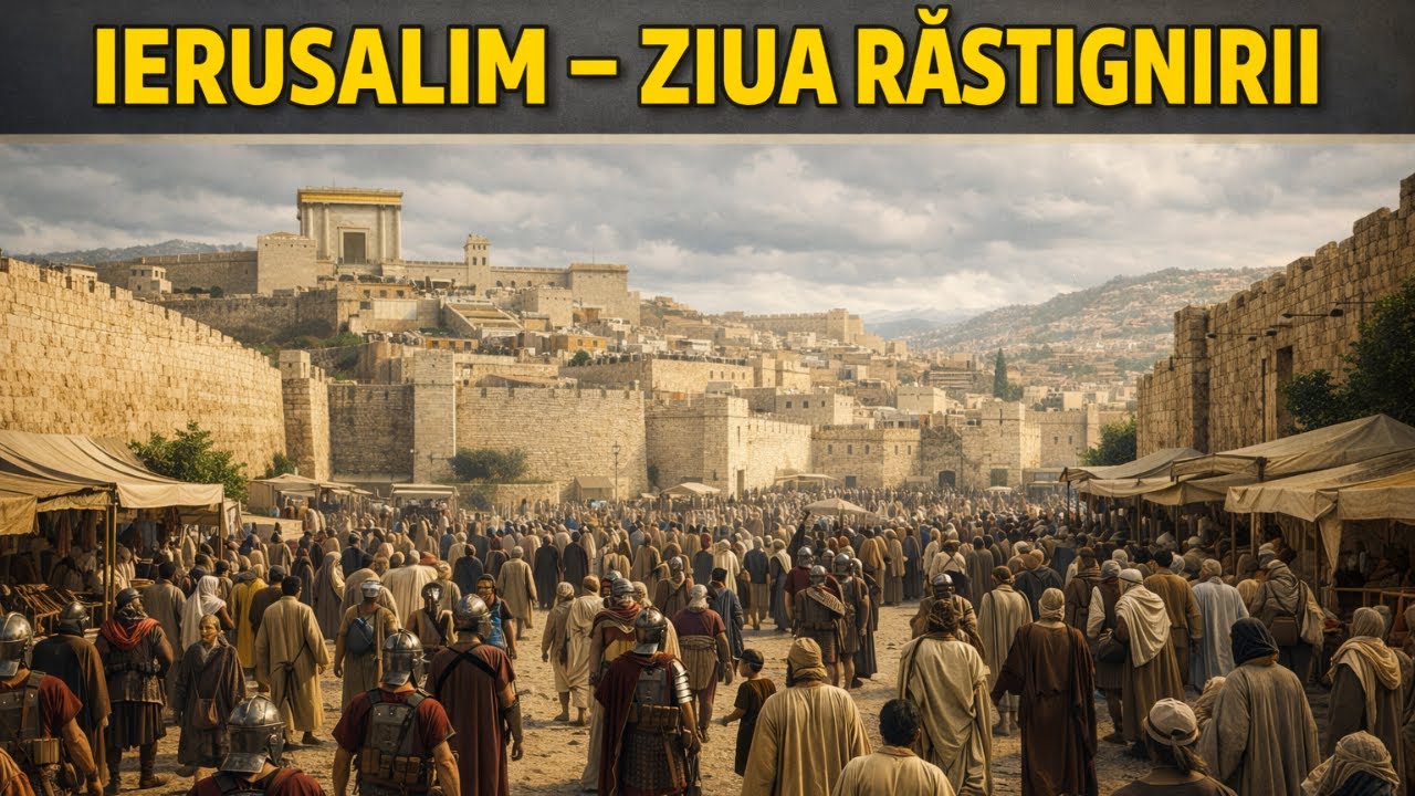 Cum era viața în Ierusalim în ziua răstignirii lui Isus (Reconstrucție cu IA)