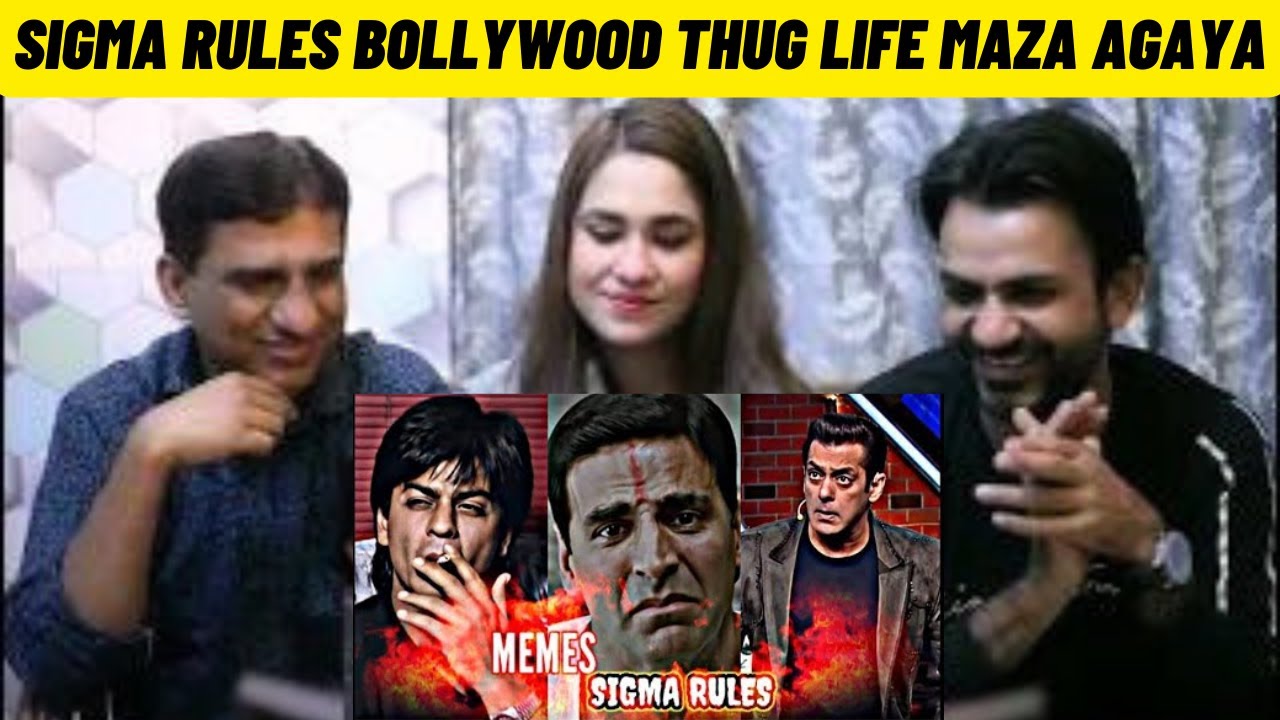 Pakistani Reacts to SIGMA RULE | Memes | Roast | Shahrukh Khan, Akshay Kumar & Salman Khan