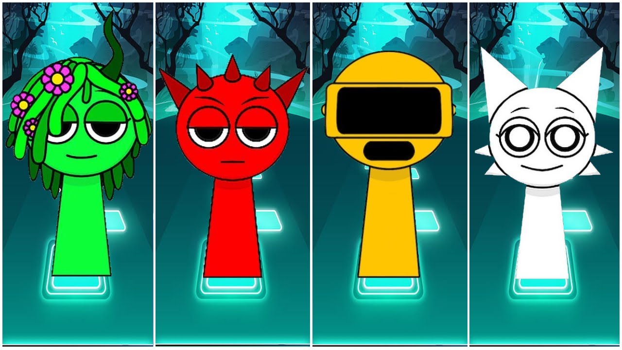 Incredibox Sprunki  Raddy 💥 Sky 💥 Tunner 💥 Simon  Tiles Hop EDM Rush!