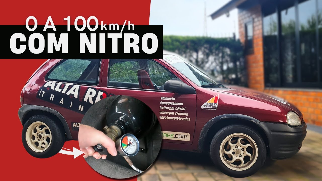 0 a 100 km/h No Corsa 1.0 Nitro! - Alta&nbsp;RPM