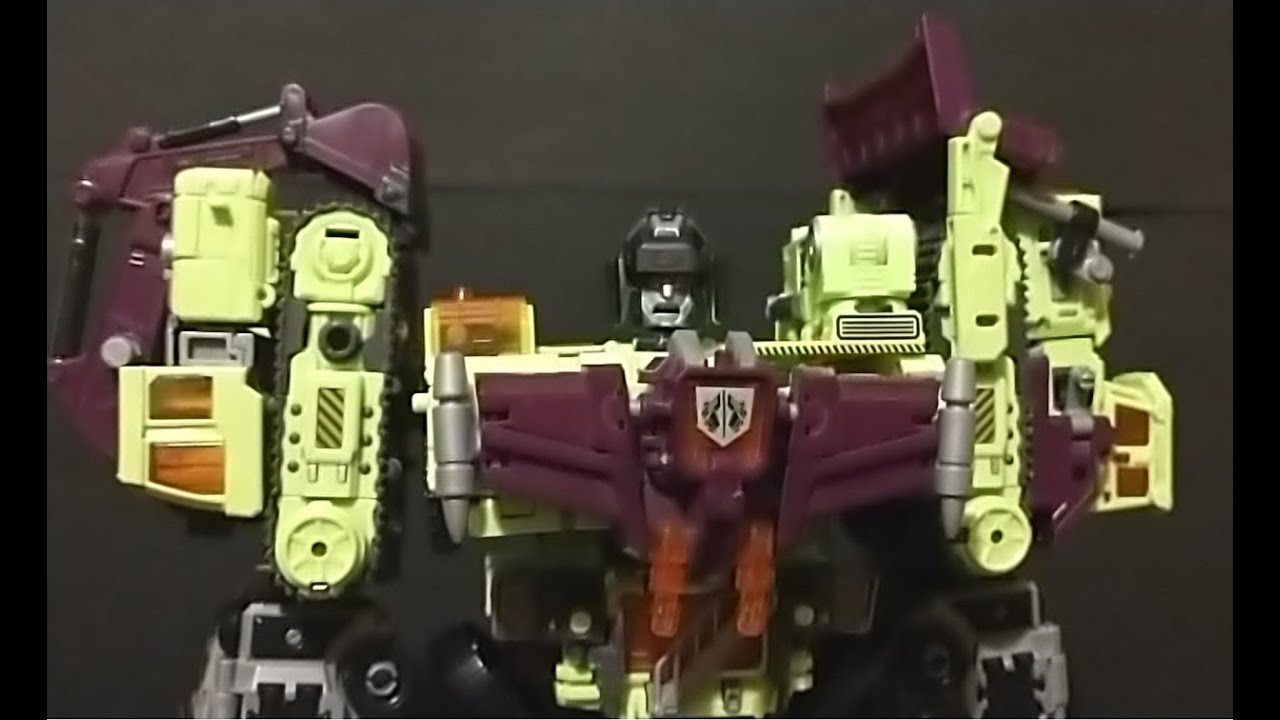 Video Review ensamble de los  6 Constructicon para formar a devastador  NBK