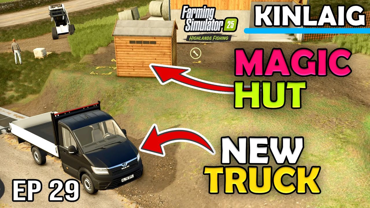 NEW TRUCK AND A MAGIC HUT - Highlands Fishing | Farming Simulator 25 - Episode 29