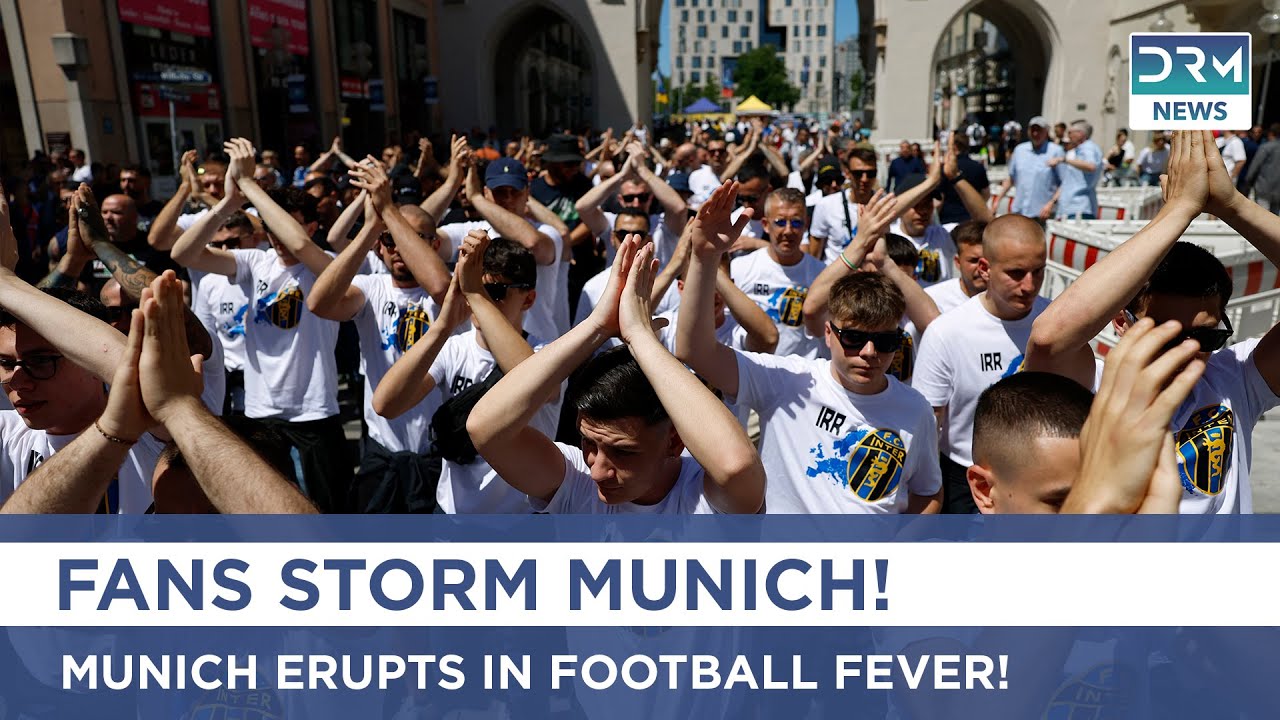 PSG and Inter Fans Take Over Munich! | Munich’s Epic Fan Frenzy | AD1G