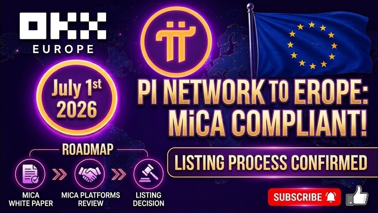 Pi Network уже подала документы в MiCA EU, крайний срок 1 июля 2026 года: что нужно знать пионерам