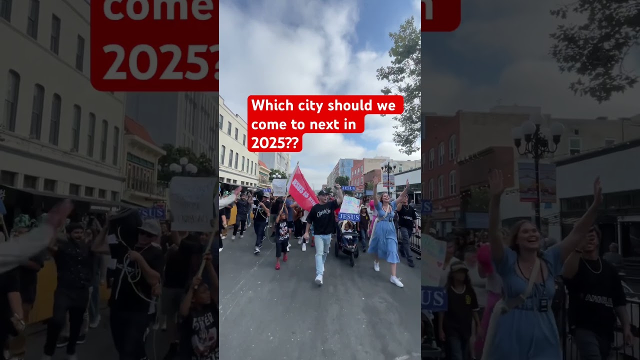 We shut down San Diego for Jesus!! 🤯😭 #jesus #revival #church