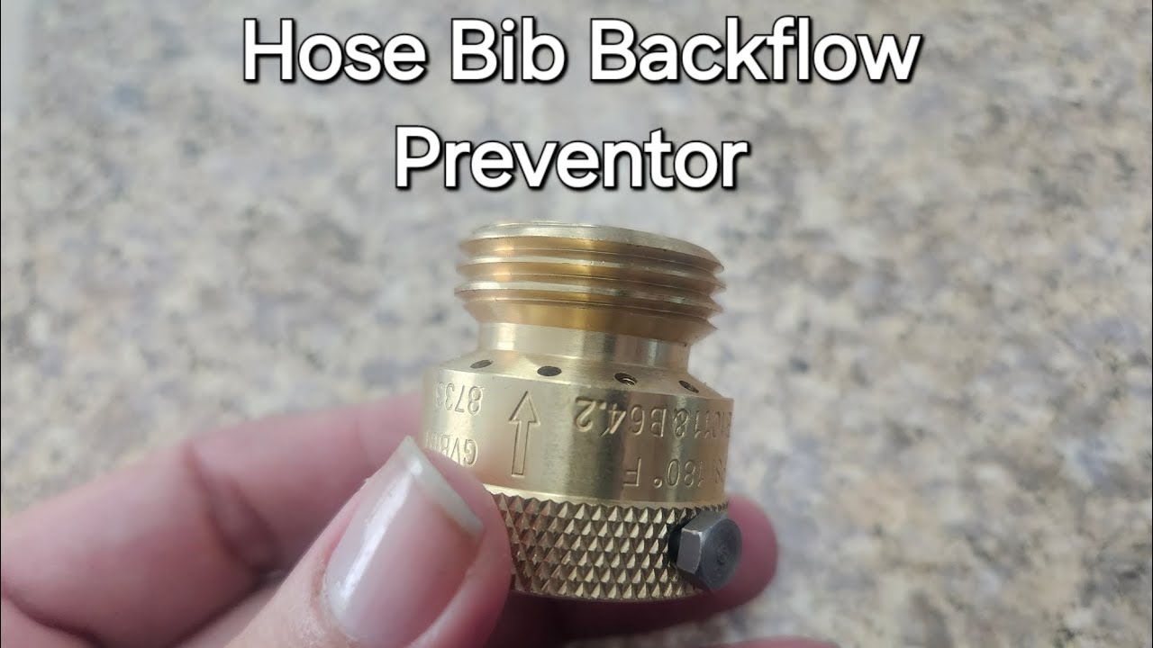 What is a Hose Bib Backflow Preventer, how to install it, and why it's useful