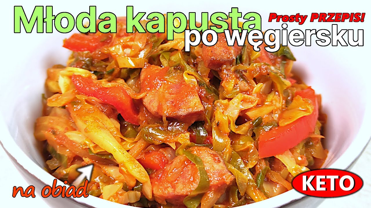 Jak zrobić młodą kapustę po węgiersku❓ - Przepis na obiad domowy