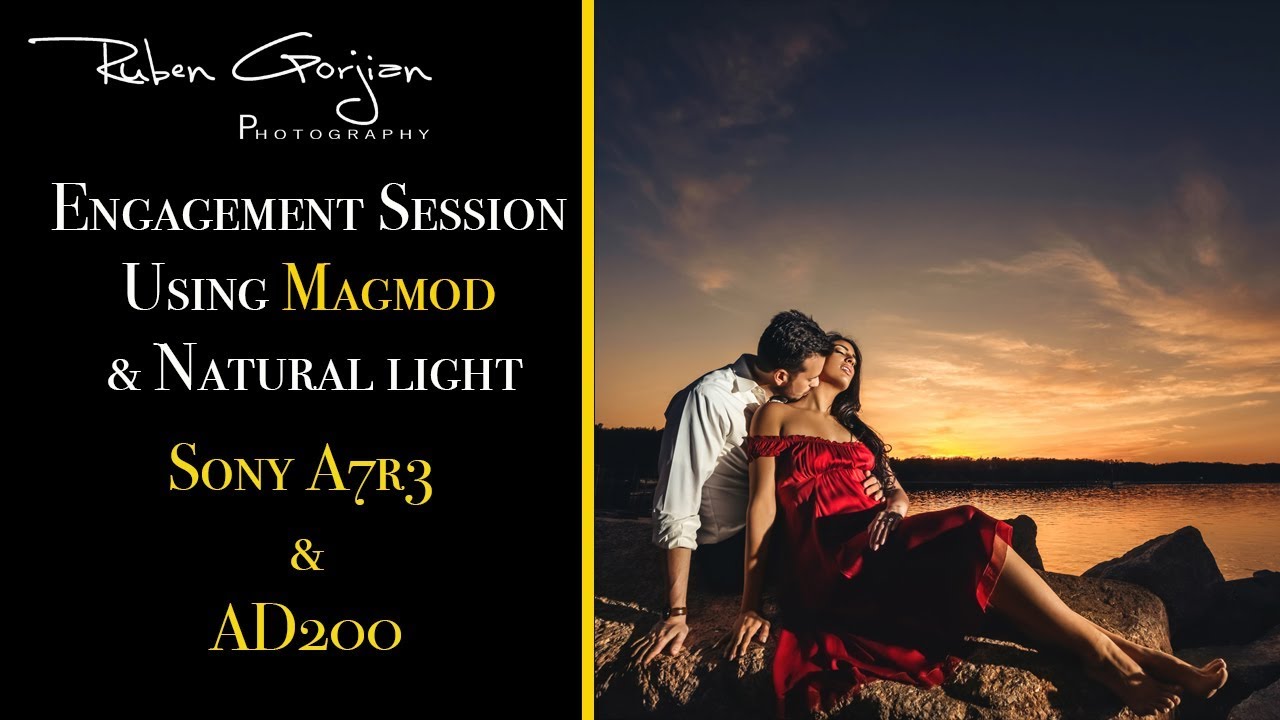 Engagement Session with Magmod & Natural light
