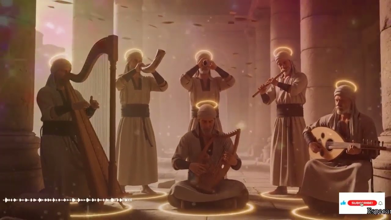 Encuentro Divino En Jerusalén Con Shofar, Cánticos De David E Instrumentos Del Templo Ante Adonai