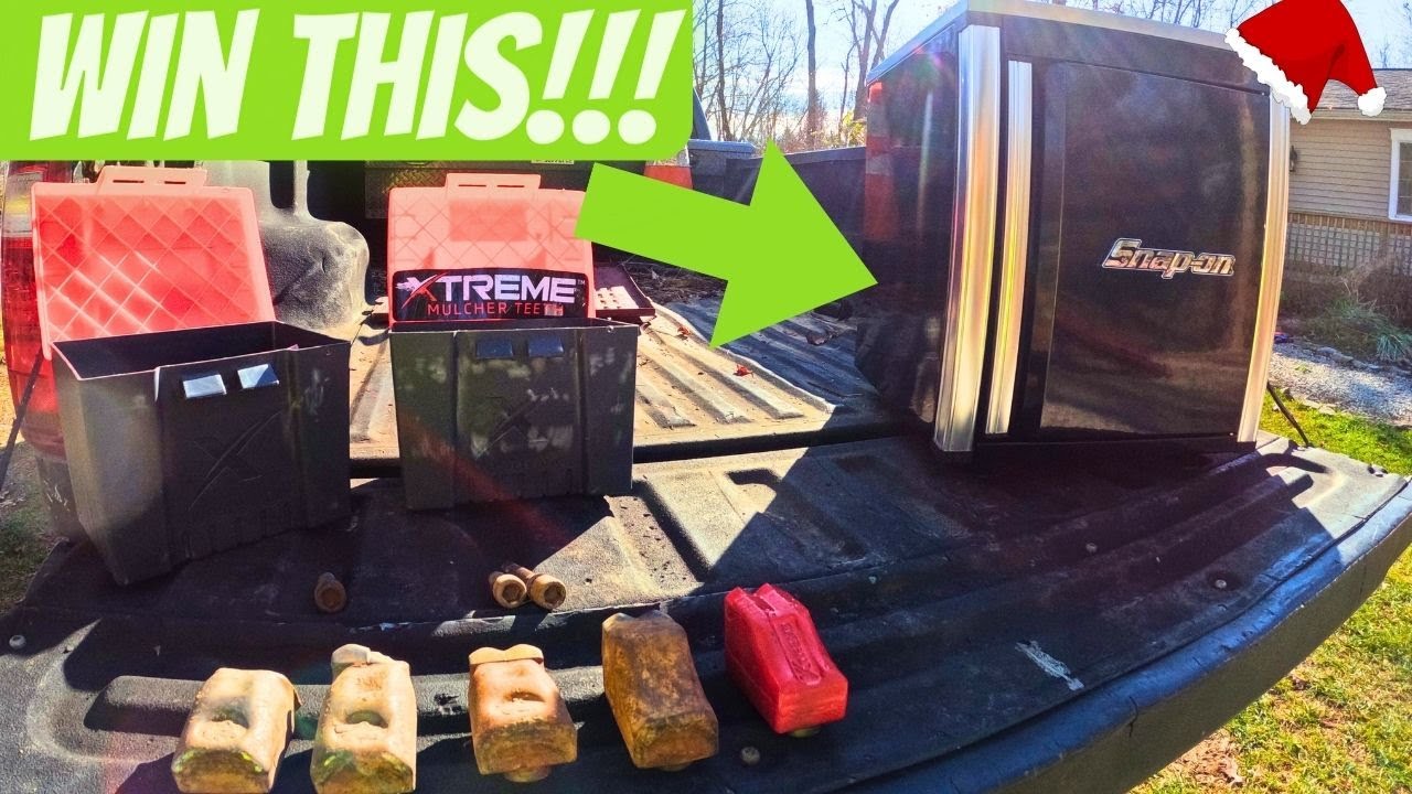 Snap on mini fridge Giveaway!!  Trying New mulching teeth!