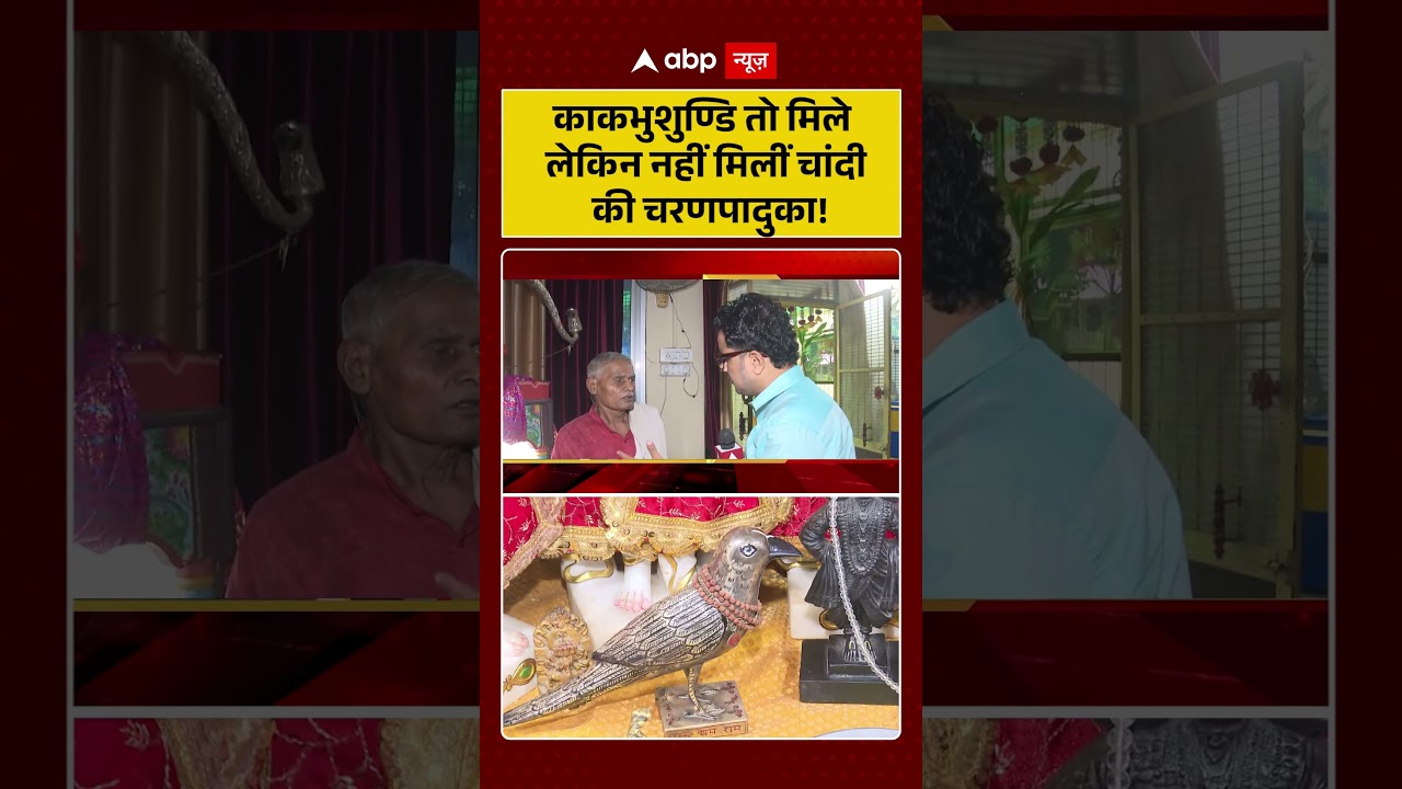 Ram Mandir Donation Theft : काकभुशुण्डि तो मिले लेकिन नहीं मिलीं चांदी की चरणपादुका! | #ayodhya