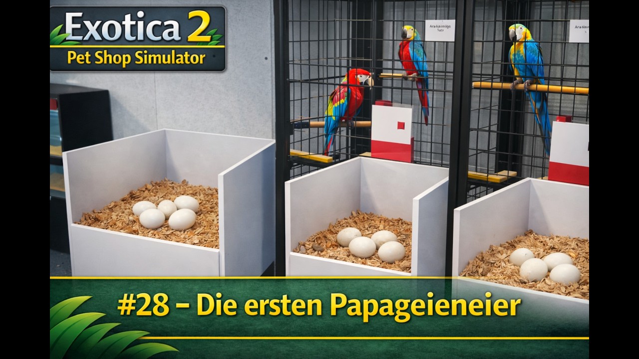 Exotica 2   Pet Shop Simulator   #28 Die ersten Papageieneier
