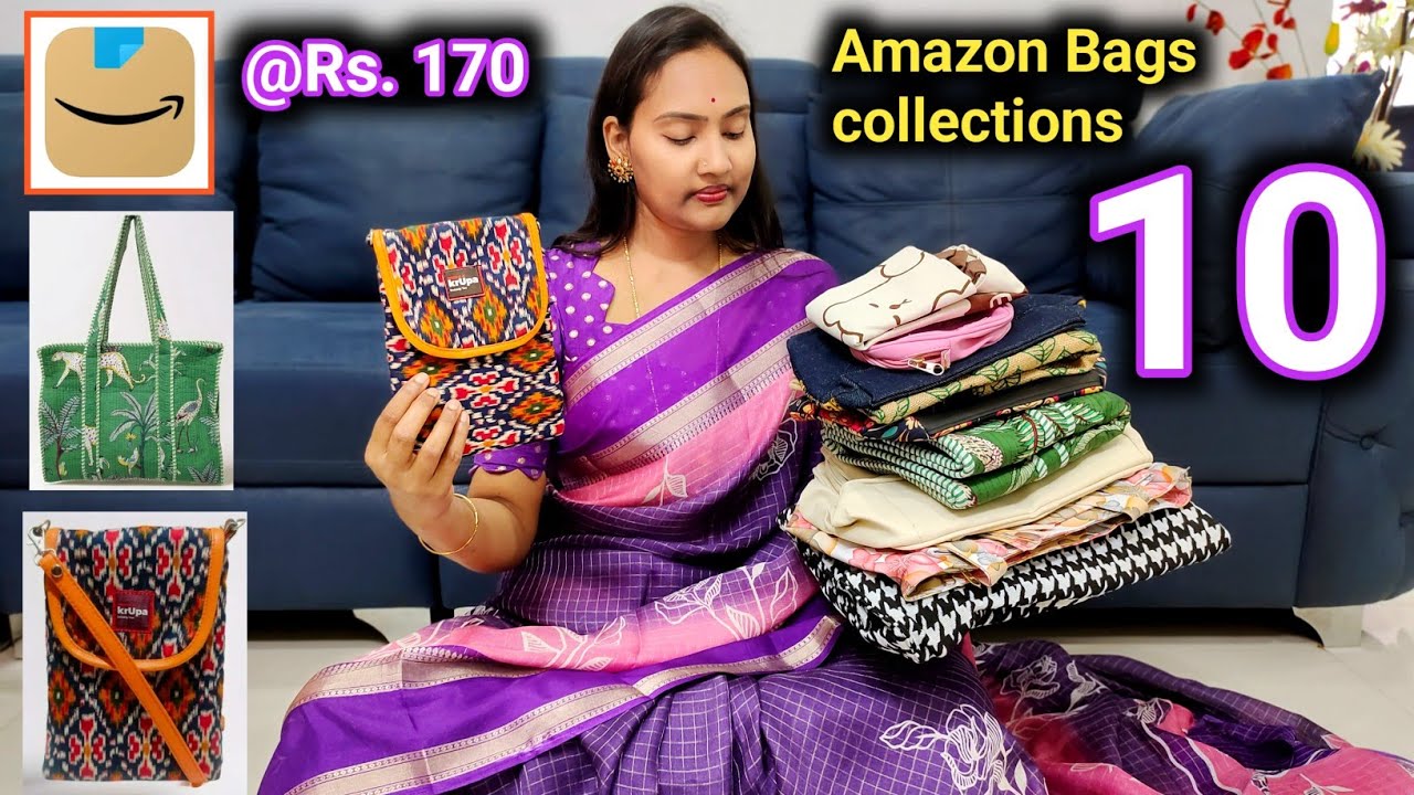 Amazon Handbags collections👌 office use & Collage కి 🛍️ shopping కి బాగుండే మంచి కలెక్షన్స్ #amazon 