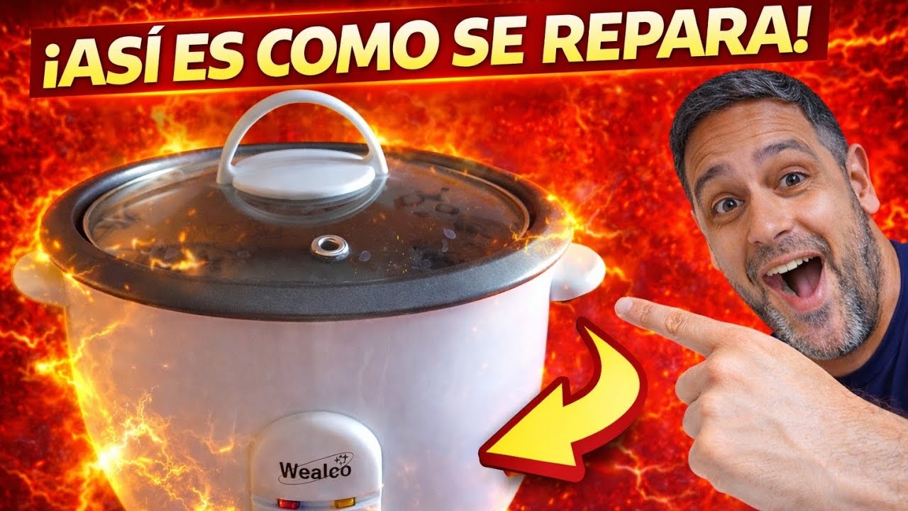 Esta es la falla más común en tu olla arrocera 