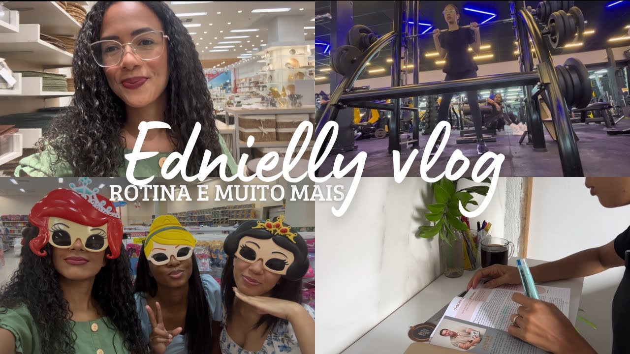 Vlog rotina, shopping RioMar, academia, devocional e muito mais.