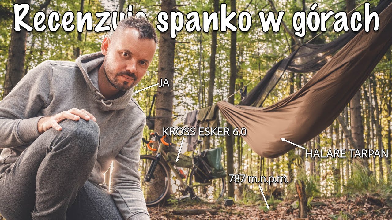 W g&oacute;ry z pełnym obciążeniem. Recenzuję nowy, polski hamak - Halare Tarpan