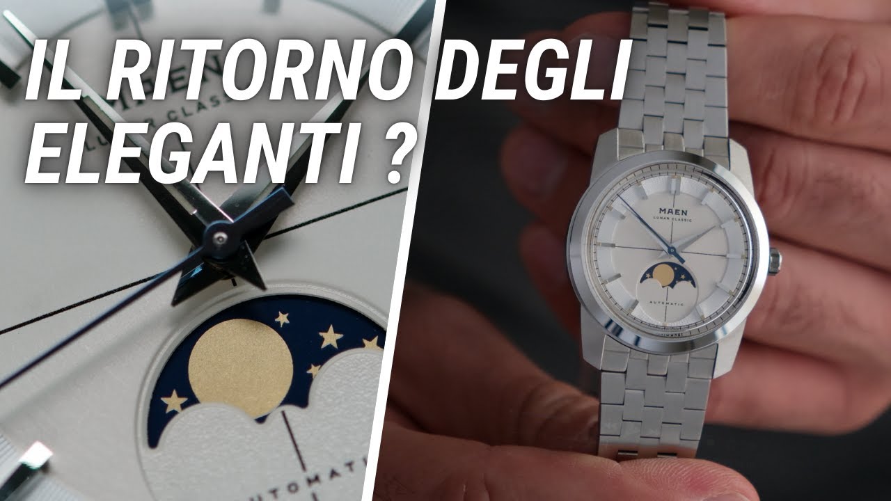 Maen Lunar Classic 36: Fasi lunari, automatico e a meno di 1500€.