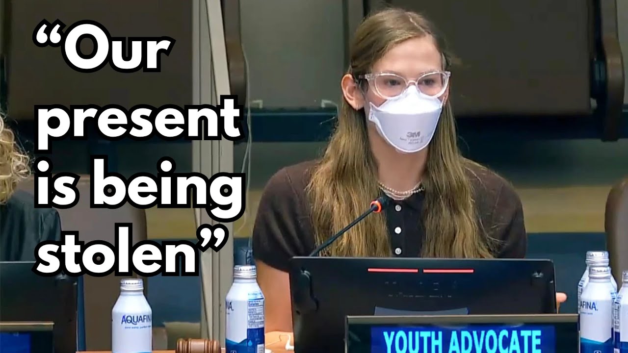 Violet Affleck's Fiery UN Speech On COVID and Clean Air