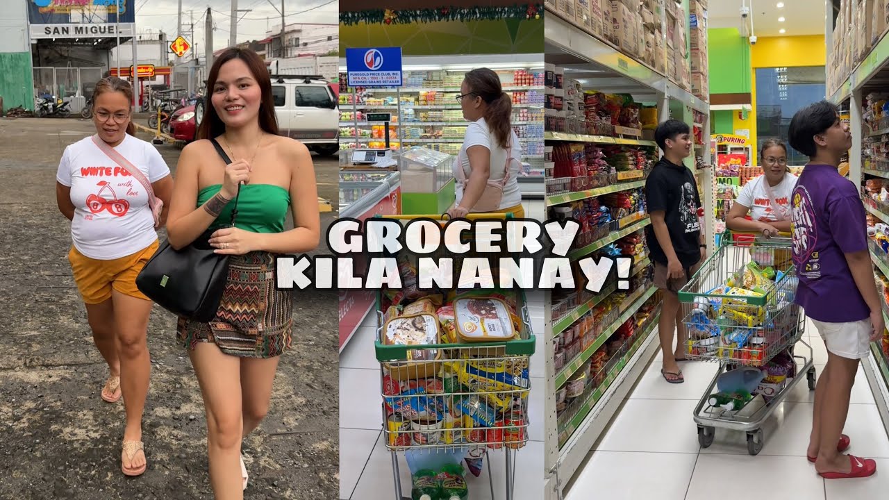 PINAG GROCERY KO YUNG PAMILYA KO | MISS GINBILOG