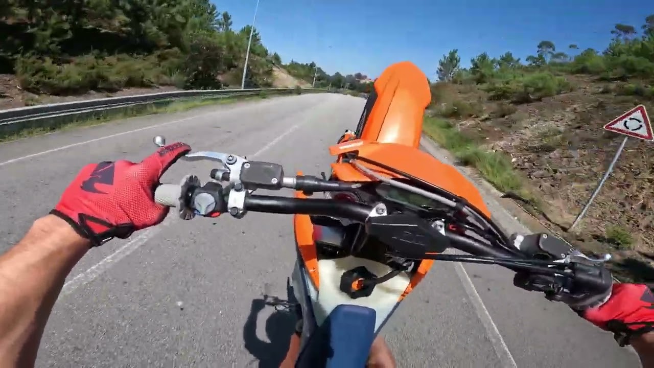 KTM EXCF 450 SUPERMOTARD | LEVANTOU E DORMIU !!!