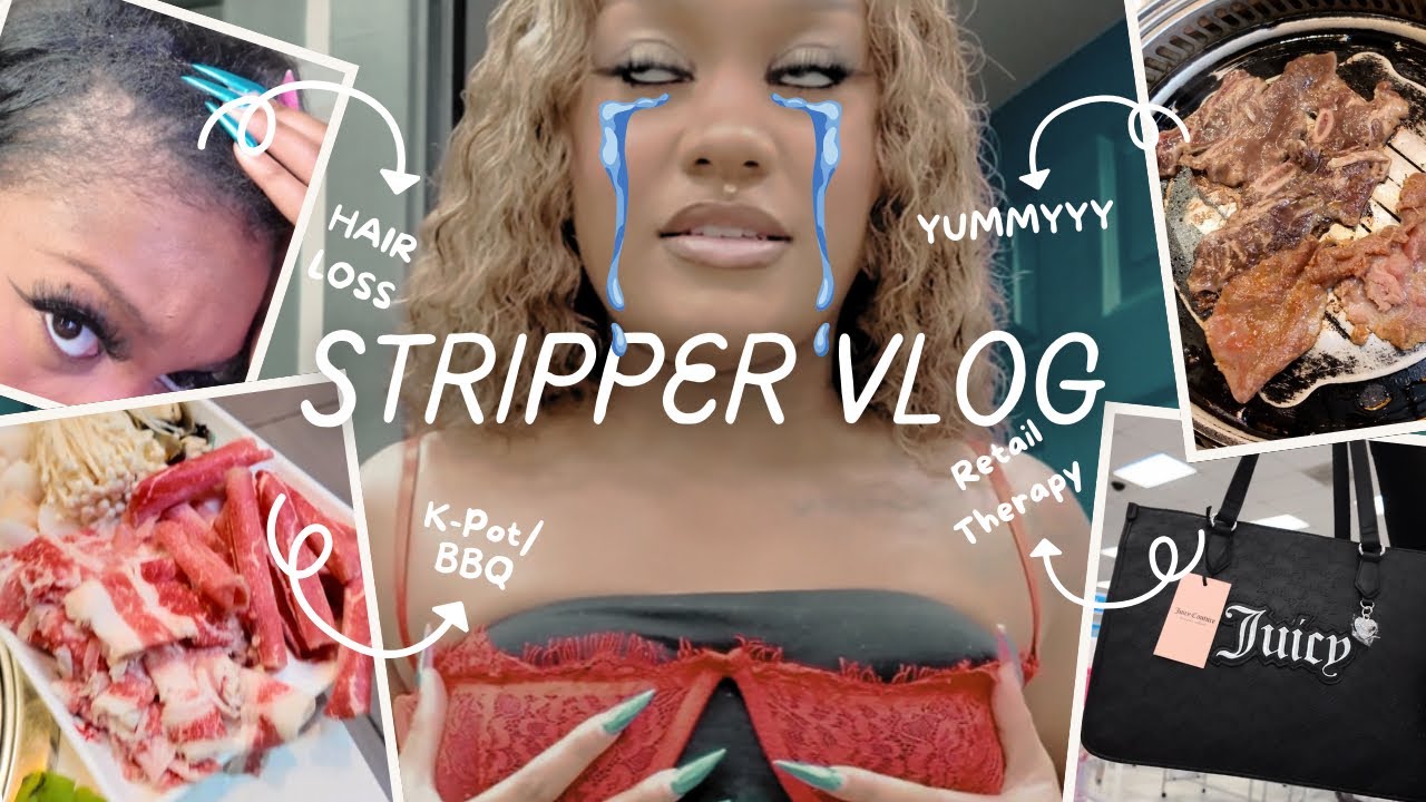 stripper vlog| STORYTIME: I got FIRED, EDGES GONE😭 wardrobe malfunction, hair loss, retail therapy+ 
