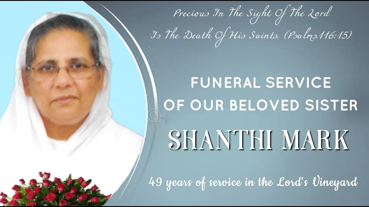 🔴 Live | Funeral Service of our beloved Sister Shanthi Mark