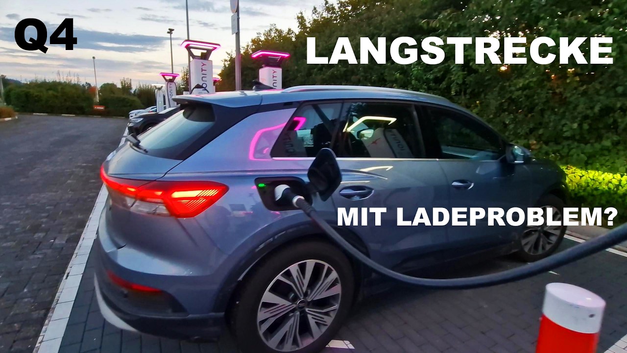 Einmal Polen und zurück mit dem Audi Q4 - und das erste Mal Ladenervosität!