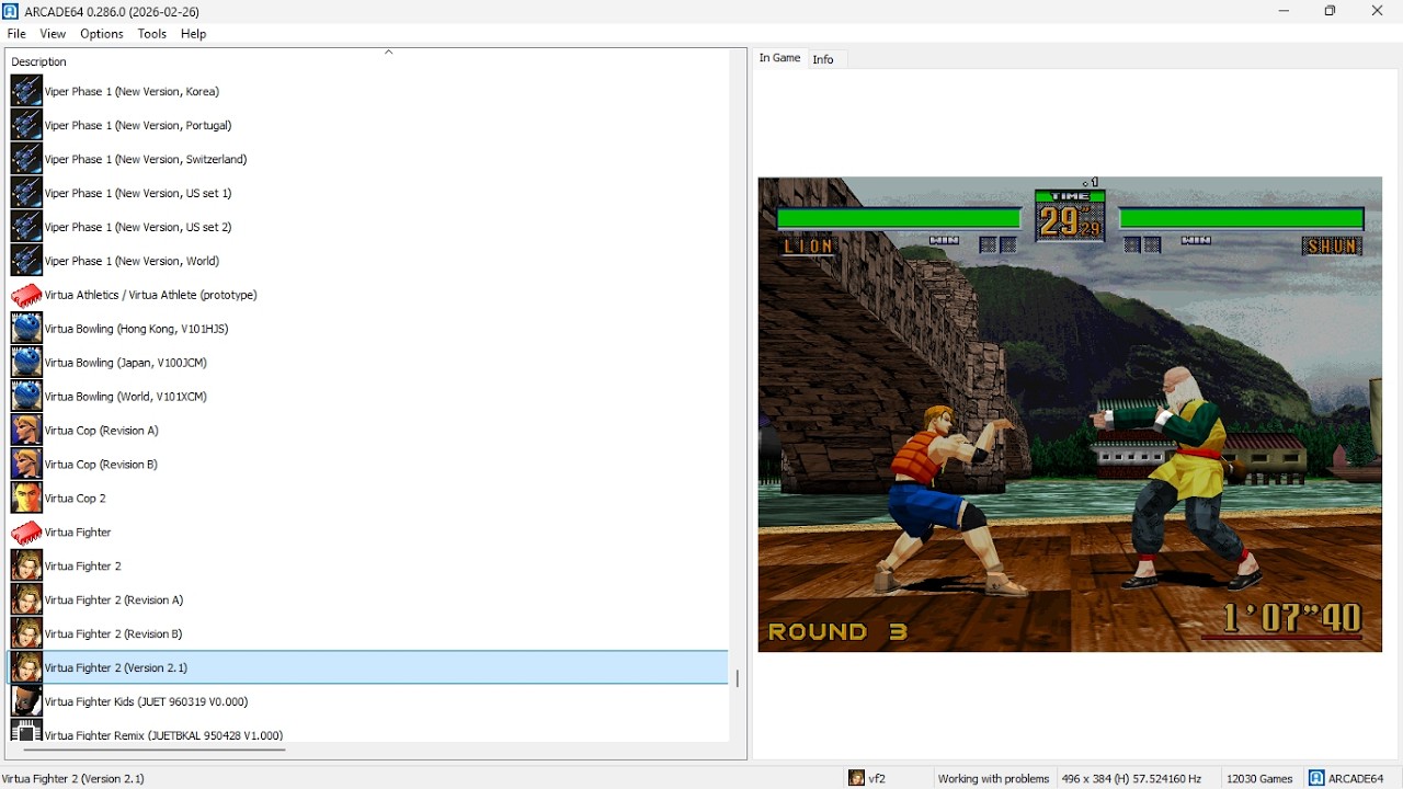 Mame Multijogos com 12,030 Jogos